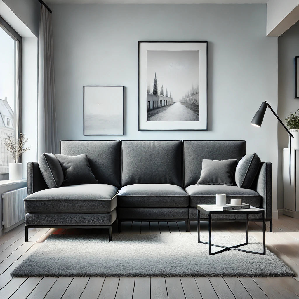 Luxora Haven: Compact Sectional Sofa