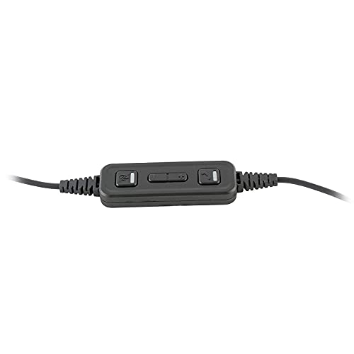 Leitner LH255XL | USB Headset with Microphone for PC | Call Center Headset with Microphone for VoIP Softphone Systems | Computer Headset with Microphone for Work | Office Headset for PC