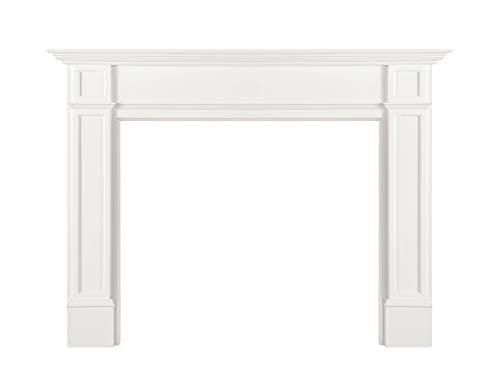 Pearl Mantels 540-48 Marshall Fireplace, 48-Inch, White Paint Mantel Surround, Opening Width