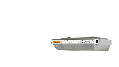 Sony ICF-CDK70 Under Cabinet Kitchen Clock Radio with CD-Changer (Discontinued by Manufacturer)
