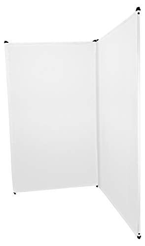 Rockville RFAAW DJ Event Facade 6-Panel Light Metal Frame Booth+Travel Bag+Scrim