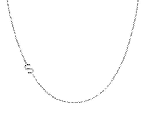 14k Gold Asymmetrical Letter Necklace