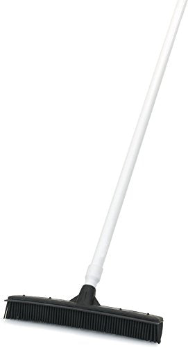 Carlisle 4022502 Sparta Fiberglass Handle with Self-Locking Flex-Tip, 1" Dia. x 60" L, White (Case of 12)