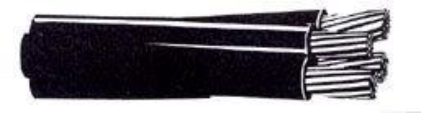 160' Aluminum URD Dyke 2-2-2-4 Cable Direct Burial Quadruplex Secondary Wire