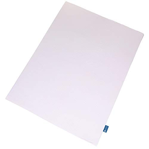 100% Natural Latex Mattress Topper - Soft Firmness - 2 Inch - Full Size - Cotton Cover Included.