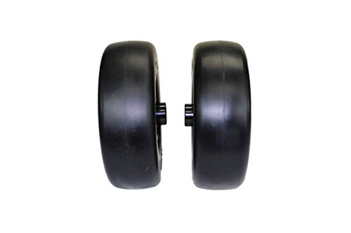 2 Pack 13x5.00-6 Black No Flat Front Solid Tire Puncture Proof Assembly