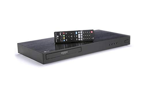 New LG UBK90 UHD Streaming - 4K - 2D/3D - Region Free Blu Ray Disc DVD Player - PAL/NTSC - USB - 100-240V 50/60Hz for World-Wide Use & 6 Feet Multi System 4K HDMI Cable