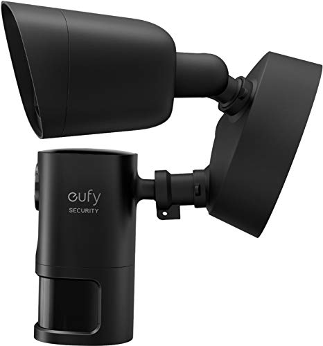 Eufy - Outdoor Wireless 1080p Security Floodlight Camera - Black