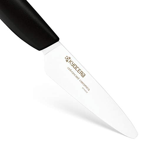 Kyocera KB5PC-FKWHBK-U-BK Revolution Universal Knife Block Set, Blade Sizes: 7", 5.5", 4.5", 3", White