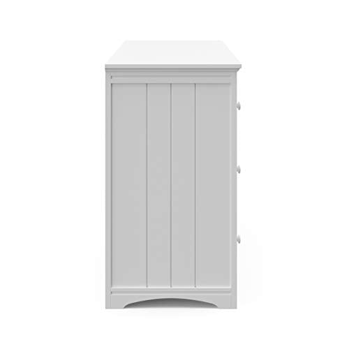 Storkcraft Graco Hadley 6 Drawer (White) Dresser