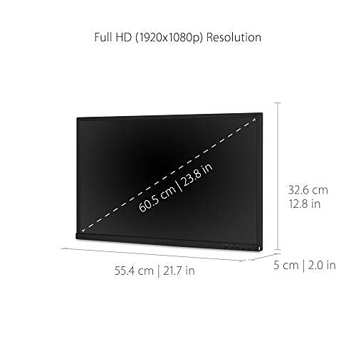 ViewSonic VG2448_H2 24 Inch Dual Pack Head-Only IPS 1080p Monitors with HDMI DisplayPort USB for Home and Office