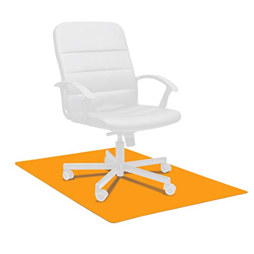 AmazonBasics Polycarbonate Heavy Duty Chair Mat for Carpets & Hard Floors - 46" x 60"