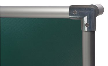 Kuranda All-Aluminum (Silver) Chewproof Dog Bed - Large (40x25) - Ballistic Nylon - Forest Green