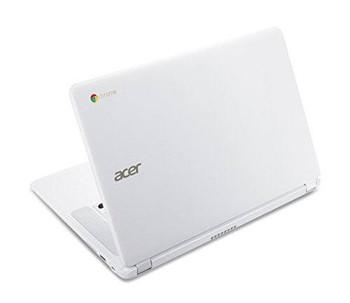 2017 New Acer PremiumChromebook 15.6 inch Intel Celeron Processor 4GB RAM 16GB eMMC Hard Drive 9 hour Battery Chrome OS White