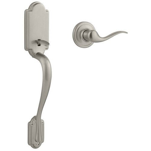 Kwikset 907 Powerbolt 2.0 Electronic Deadbolt Featuring SmartKey with Arlington Handleset (Satin Nickel)