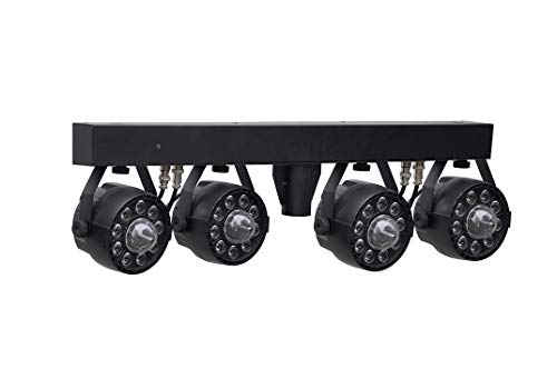 MUSYSIC MU-L31G Complete Professional 4-Par 4-in-1 Stage LED Lights DJ Band DMX System & Stand