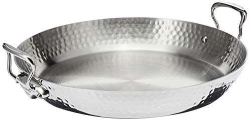 Mauviel 5277.4 M'Elite Paella pan, 15.7, Stainless