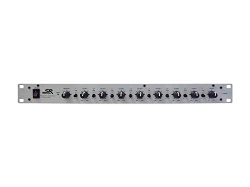 Monoprice 8-Channel 1U Mic Line Rack Mixer with Phantom Power