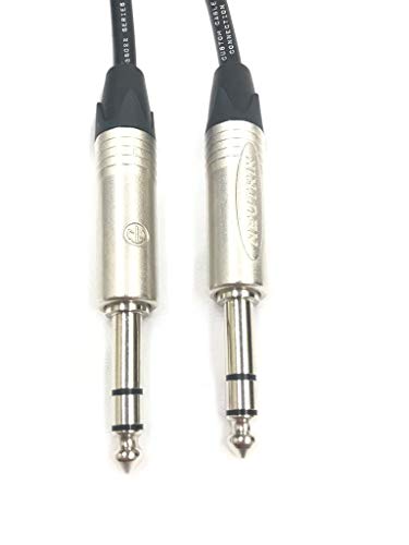 100 Foot Canare L-4E6S Star Quad 1/4" (6.3mm) TRS Balanced Microphone/Audio Cable by Custom Cable Connection