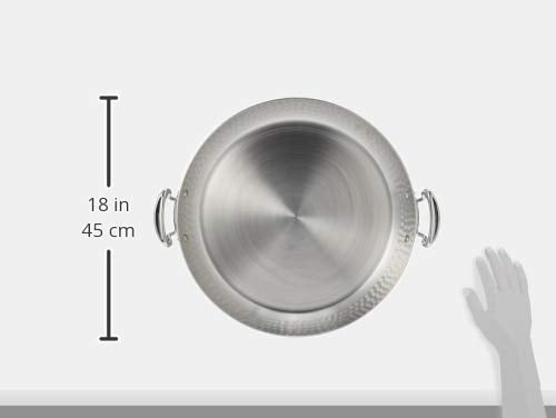 Mauviel 5277.4 M'Elite Paella pan, 15.7, Stainless