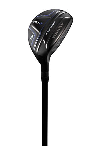 19 Piece Men's Complete Golf Club Package Set with Titanium Driver, 3 Fairway Wood, 3-4-5 Hybrids, 6-SW Irons, Putter, Stand Bag