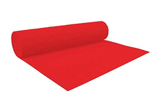 Large Custom Cut-to-Fit Trade-Show Area Rug Carpets. Custom Sizing Available to Choose from (12x30, Lipstick)