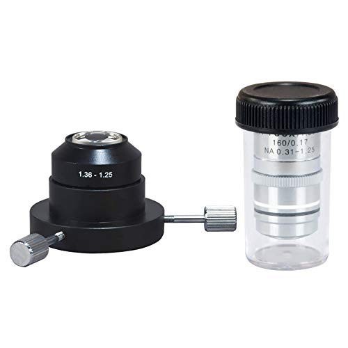 OMAX 40X-2000X Digital Darkfield Binocular Compound Microscope with Built-in 3.0MP USB Camera and Extra Bright Oil Darkfield Condenser