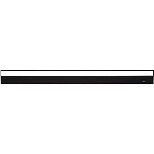 LED Under Cabinet Lighting by NSL - Dimmable Hardwired or Plugged-in installation - 3 Color Temperature Slide Switch - Warm White (2700K), Soft White (3000K), Cool White (4000K) - 40 Inch Black Finish