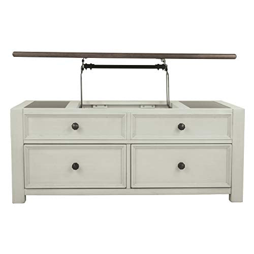 Signature Design by Ashley Bolanburg Lift Top Cocktail Table Two-tone