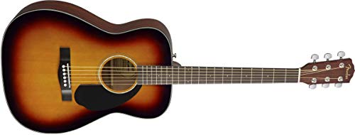 Fender CC-60S Acoustic Guitar (3-Color Sunburst, Walnut Fingerboard)