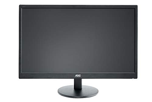 AOC E2470SWHE 24" Full HD 1920x1080 Monitor, TN, 5ms, HDMI (x2), VGA, VESA, EPEAT Silver