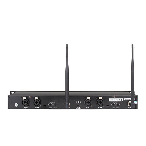 XTUGA RW2080 Whole Metal wireless In Ear Monitor System 2 Channel 2 Bodypack Monitoring with in earphone wireless monitor Type Used for stage or studio
