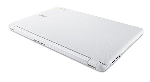 2017 New Acer PremiumChromebook 15.6 inch Intel Celeron Processor 4GB RAM 16GB eMMC Hard Drive 9 hour Battery Chrome OS White