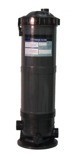 Cartridge Filter System with Pressure Gauge for Swimming Pools 120SF