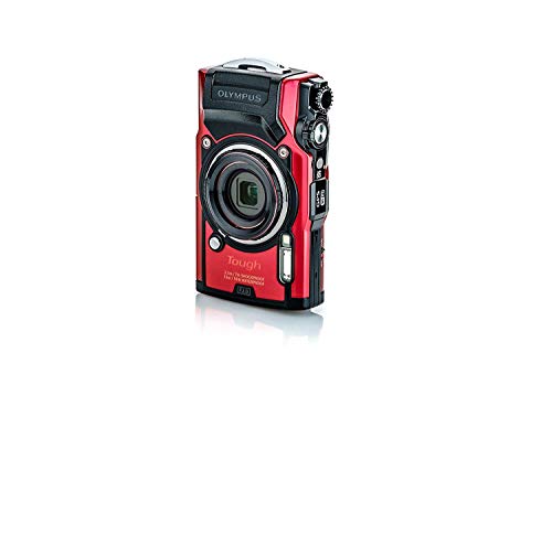 Olympus Tough TG-6 Digital Camera with Deluxe Accessory Bundle - Includes: SanDisk Ultra 64GB Memory Card + Flexible Tripod + Extreme Cloth + More (Red)…