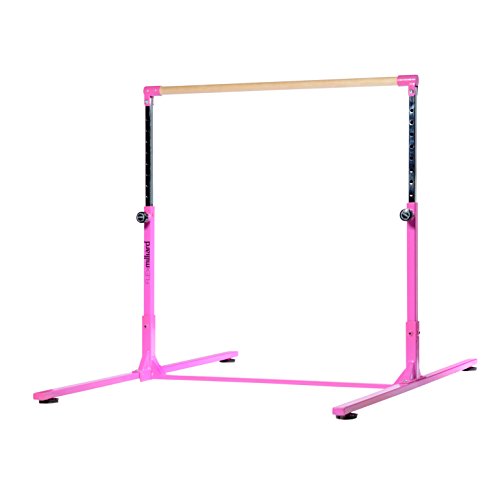 Milliard Professional Gymnastics Kip Bar Height Adjustable, Hot Pink