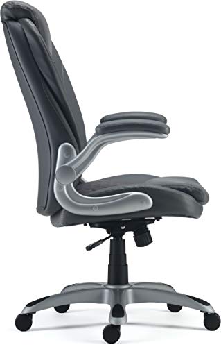 Staples 24328568 Sorina Bonded Leather Chair Grey (53253)