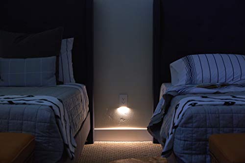 Snap Power Guide Light 2 For Outlets LED Night Light Bar Electrical Wall Plate White 10 Pack