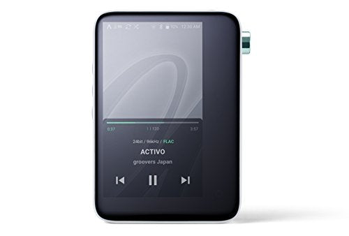 ACTIVO CT10 High Resolution Portable Music Player Wi-Fi 10 Hours of Playback Cool White
