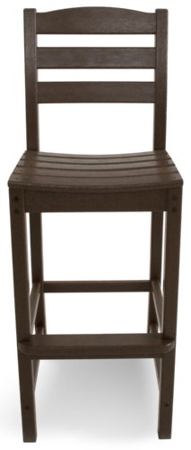 POLYWOOD TD102MA La Casa Café Bar Side Chair, Mahogany