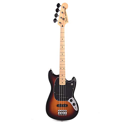 Fender Offset Series Mustang Bass PJ MN 3-Color Sunburst w/3-Ply Black Pickguard (CME Exclusive)