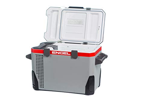 ENGEL MR040F-U1 40 Qt AC/DC Portable Tri-Voltage Fridge/Freezer w/ABS Plastic Shell, Grey
