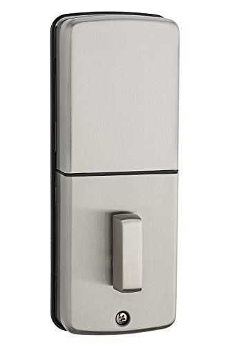 Kwikset 907 Powerbolt 2.0 Electronic Deadbolt Featuring SmartKey with Arlington Handleset (Satin Nickel)
