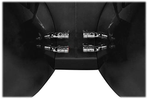 2 Rockville DWB80B Dual 8" Black 1600w Marine Wakeboard Tower Speaker Systems