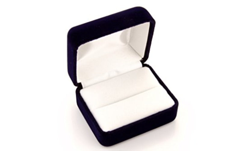 14k White Gold SOLID Wedding Engagement Ring - Size 6.5