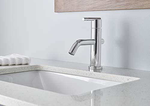 Gerber Danze D236158 Parma Trim Line 1H Lavatory Faucet w/Metal Touch Down Drain & Optional Deck Plate Included 1.2gpm Chrome