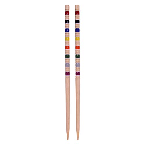 Amish-Crafted Deluxe 8-Player Croquet Game Set, Maple Hardwood (Four 28" Handles/Four 32" Handles)