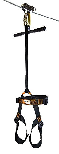 ZLP Manufacturing 150 FT to 500 FT Ultimate Torpedo Zip Line Kit - 5/16" Galvanized Aircraft Cable for 350 lb. Weight Limit