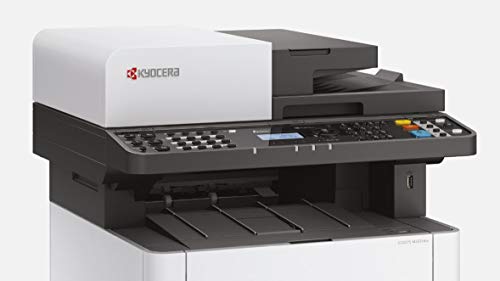 Kyocera ECOSYS M2635dw, 37ppm Copy/Scan/Print/Fax/Color Scan Monochrome Laser MFP. ADF, Duplex, 5 Line LCD & Hard Key Control Panel, Wireless & Wi-Fi Direct, USB, Gigabit Ethernet, USB, 512MB Memory