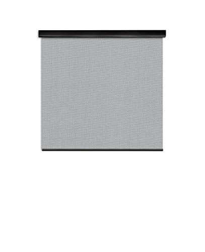 Springblinds 100% Blackout Roller Shade, 59" Wx72 H Dark Grey, Slow Rise Spring Cordless System Child Safety Polyester Blind, Custom Size, Aluminum Valance Shades Made in USA